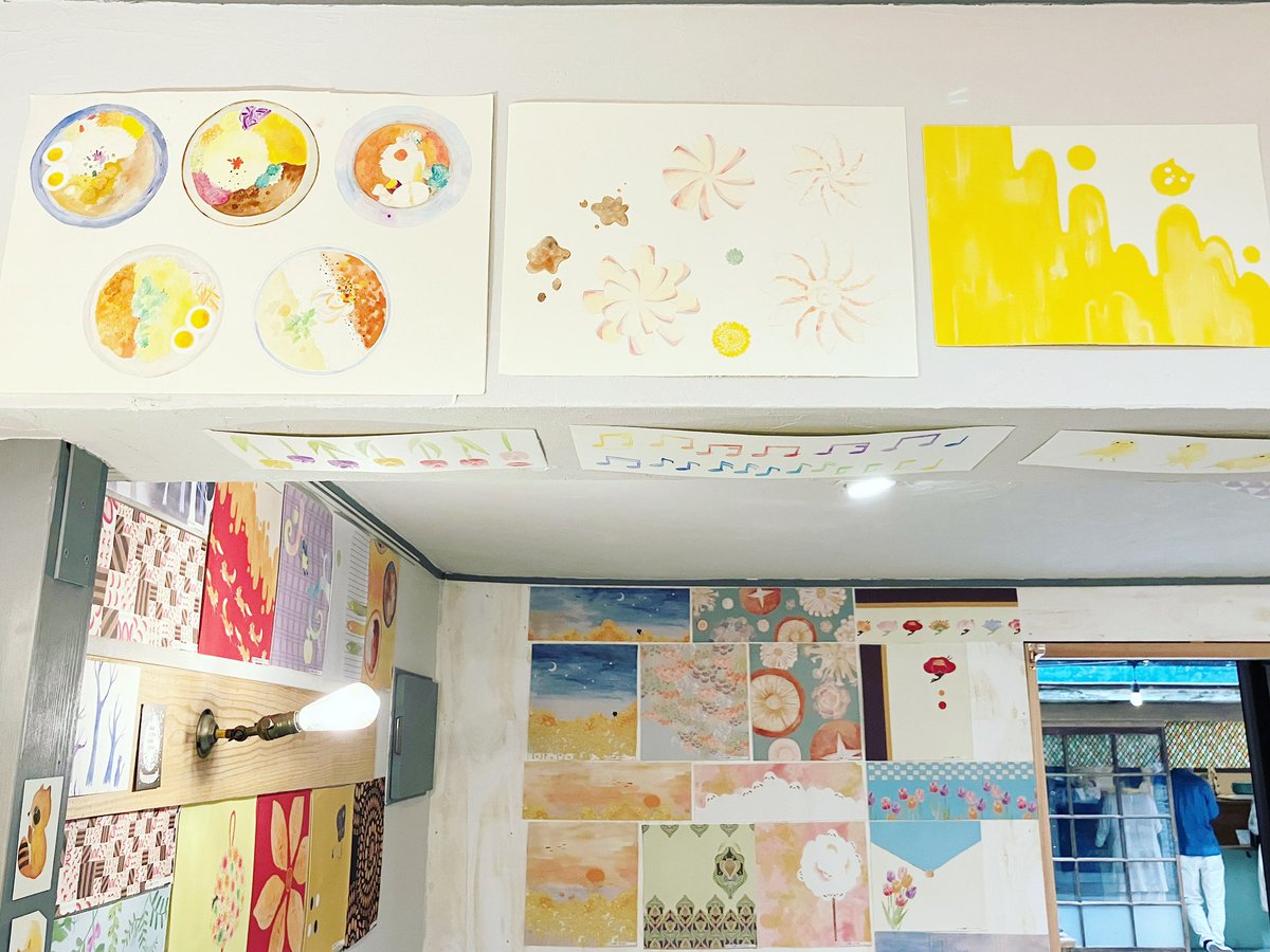 本日は尾道2日目
「ミミズクヤ×prism shopの軌跡展」

荒神堂創庫にて17時までお待ちしてます。
帯のイラスト原画も展示しています。
おさしみフラワーのお刺身ぐあいも原画みてもらうと一目瞭然