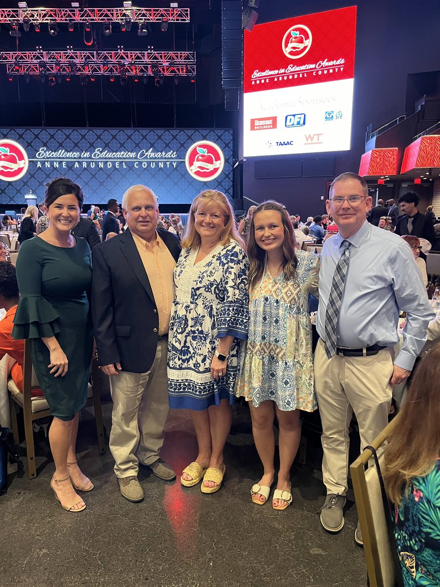 SolleyAACPS's tweet photo. It was an #aacpsawesome evening recognizing Solley’s Teacher of the Year, Mrs. Lori Fish at the Excellence in Education Awards Ceremony! She has been teaching for 25+ years and loves and educates our Pre-K students! https://t.co/fQthAybOUd