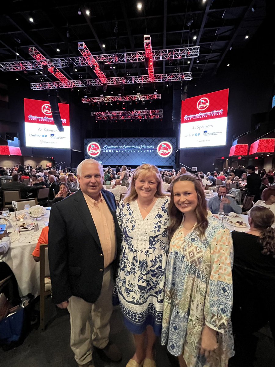 SolleyAACPS's tweet photo. It was an #aacpsawesome evening recognizing Solley’s Teacher of the Year, Mrs. Lori Fish at the Excellence in Education Awards Ceremony! She has been teaching for 25+ years and loves and educates our Pre-K students! https://t.co/fQthAybOUd