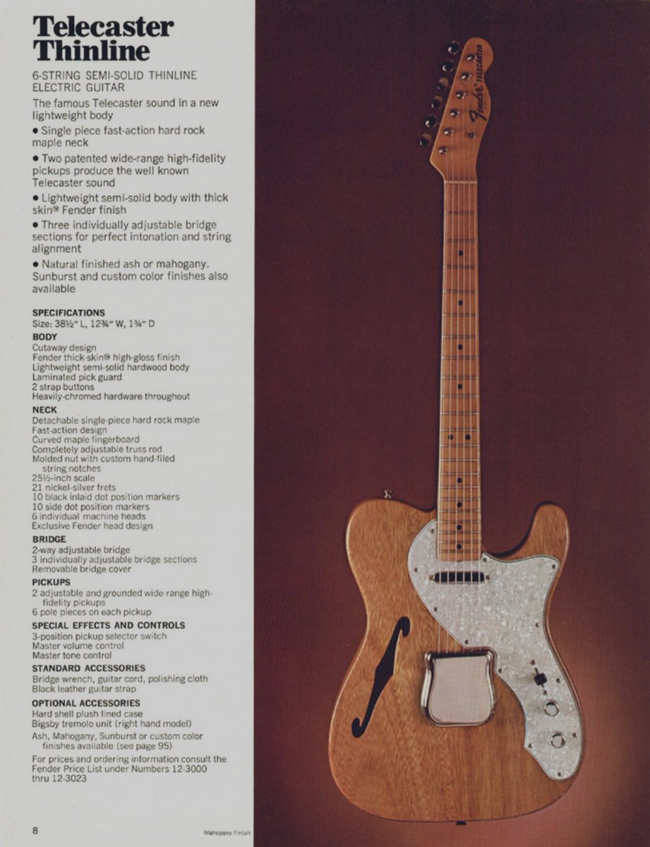 What do you think of a Fender Tele Thinline and how does it sound different?