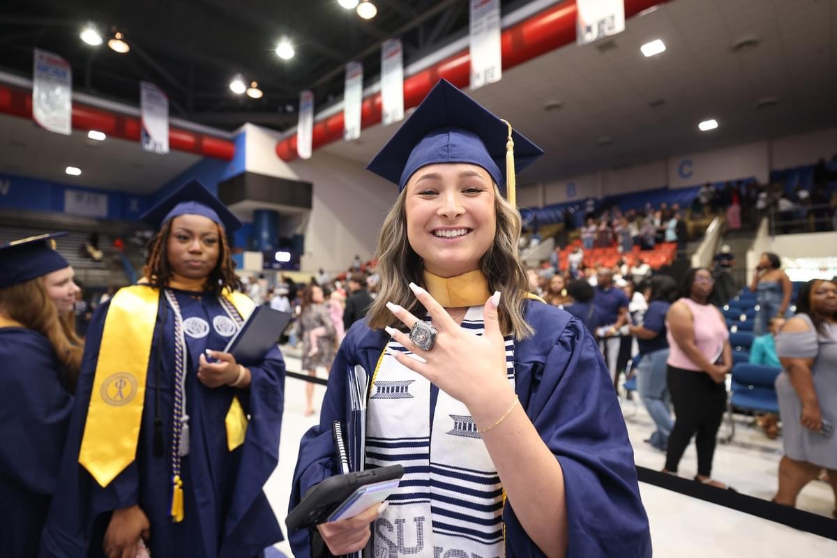 📸 2024 Spring Graduate Commencement Ceremony 🎓 #JSUGrad24 View more photos by visiting the Jackson State University Facebook page!