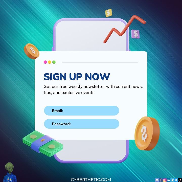 Dive into the world of Cyberthetic! Sign up for exclusive updates on the NFT, token, foundation, app, comic book & more! Get airdrops, giveaways & early access to content. Don't miss out! rpb.li/SmD  #cyberthetic #NFTCommunity #signupnow