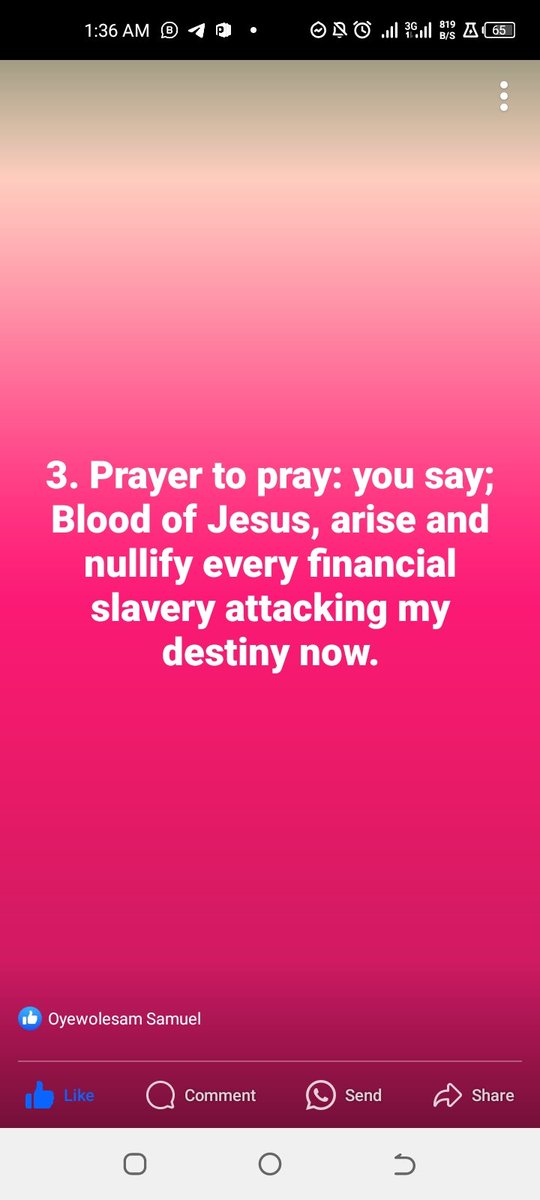 WHY PEOPLE AFFECTED BY FINANCIAL ENSLAVEMENT 2 
Gal 4:3
Demonic activities control your finances, be consumed by fire now. 

#God #discipline #sacrifice #giving #people1