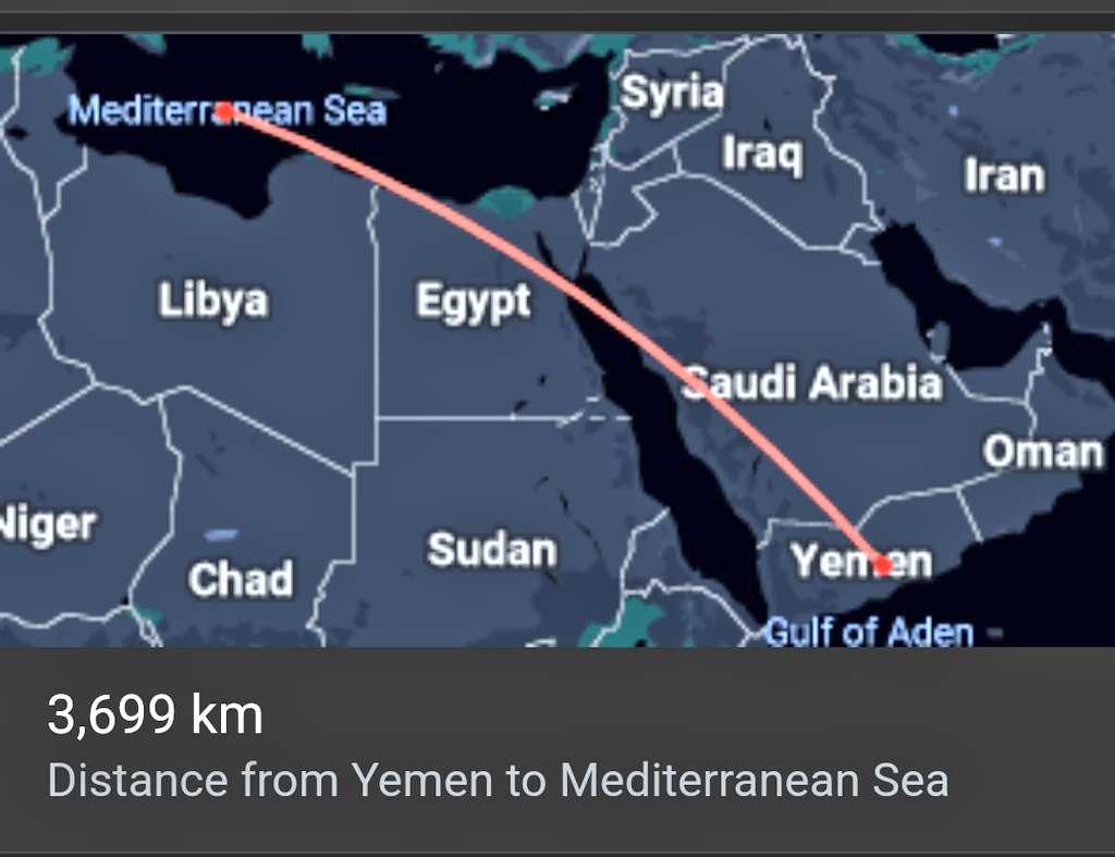 By order of Yemen's #Ansarullah, Israeli ships are prohibited from crossing the Mediterranean and Red Sea. The Yemeni armed forces announced the launching of Phase 4 of their operations in support of #Gaza by targeting all ships violating the Israeli navigation ban and heading…