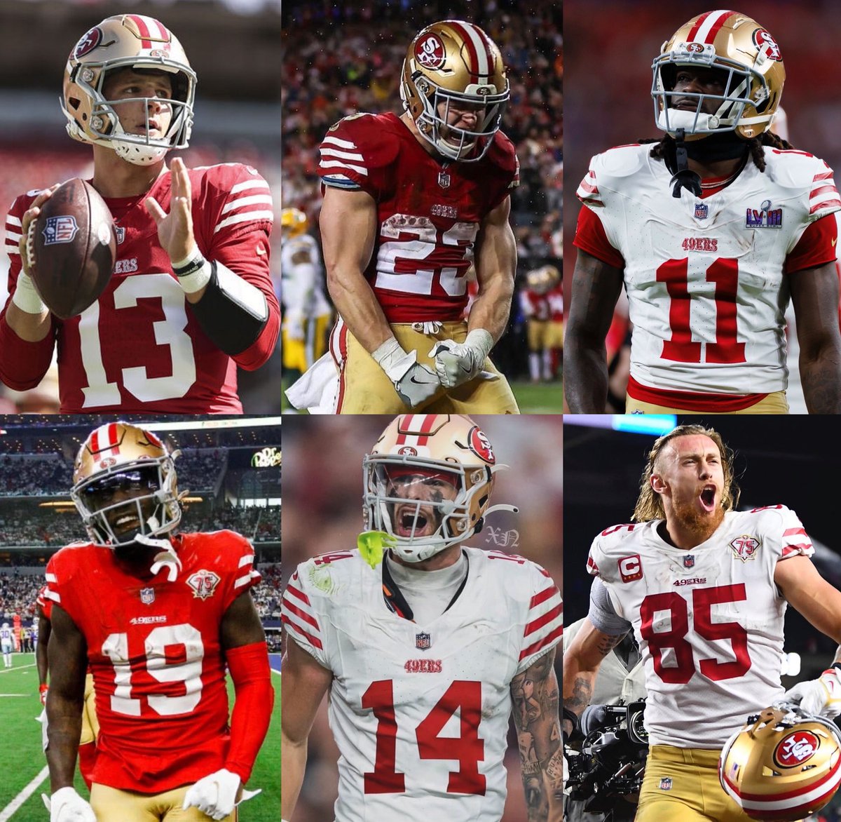 The BEST offense in the NFL … PERIOD.
💯🔥⬇️ #49ers #Niners