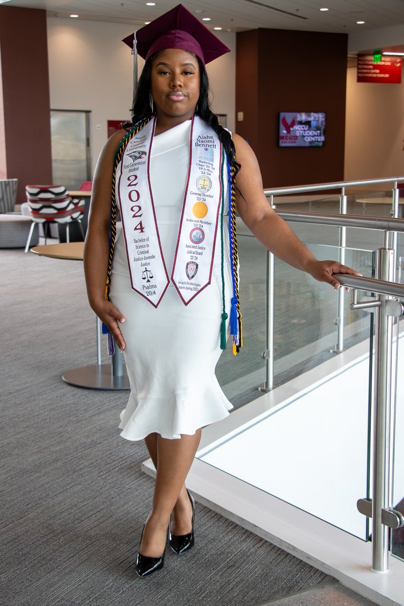 QueenNai01's tweet photo. Tomorrow , I will be graduating from THEE North Carolina Central University with Bachelors of Science in Criminal Justice with a concentration in Juvenile Justice! Thank you to everyone who has been a part of this remarkable journey. Here's to new beginnings. 🥂 https://t.co/GYd1RkfdNk