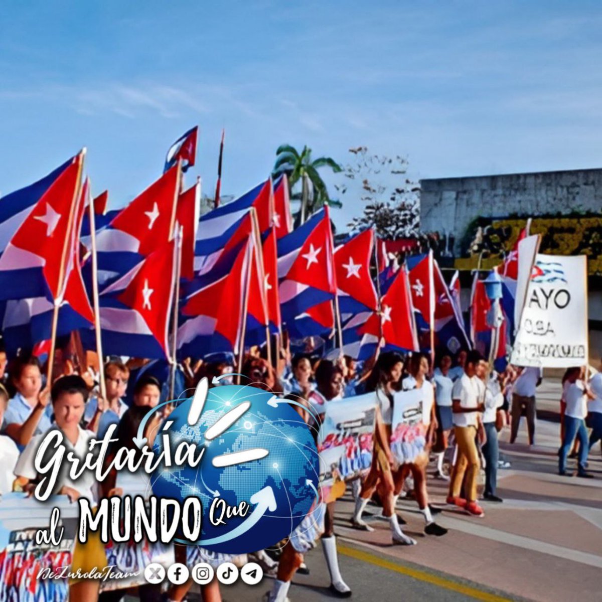 Yaramsi3's tweet photo. #GritaríaAlMundoQue el #1Mayo fue una victoria rotunda.
#DeZurdaTeam https://t.co/Gn3QbzJD8L