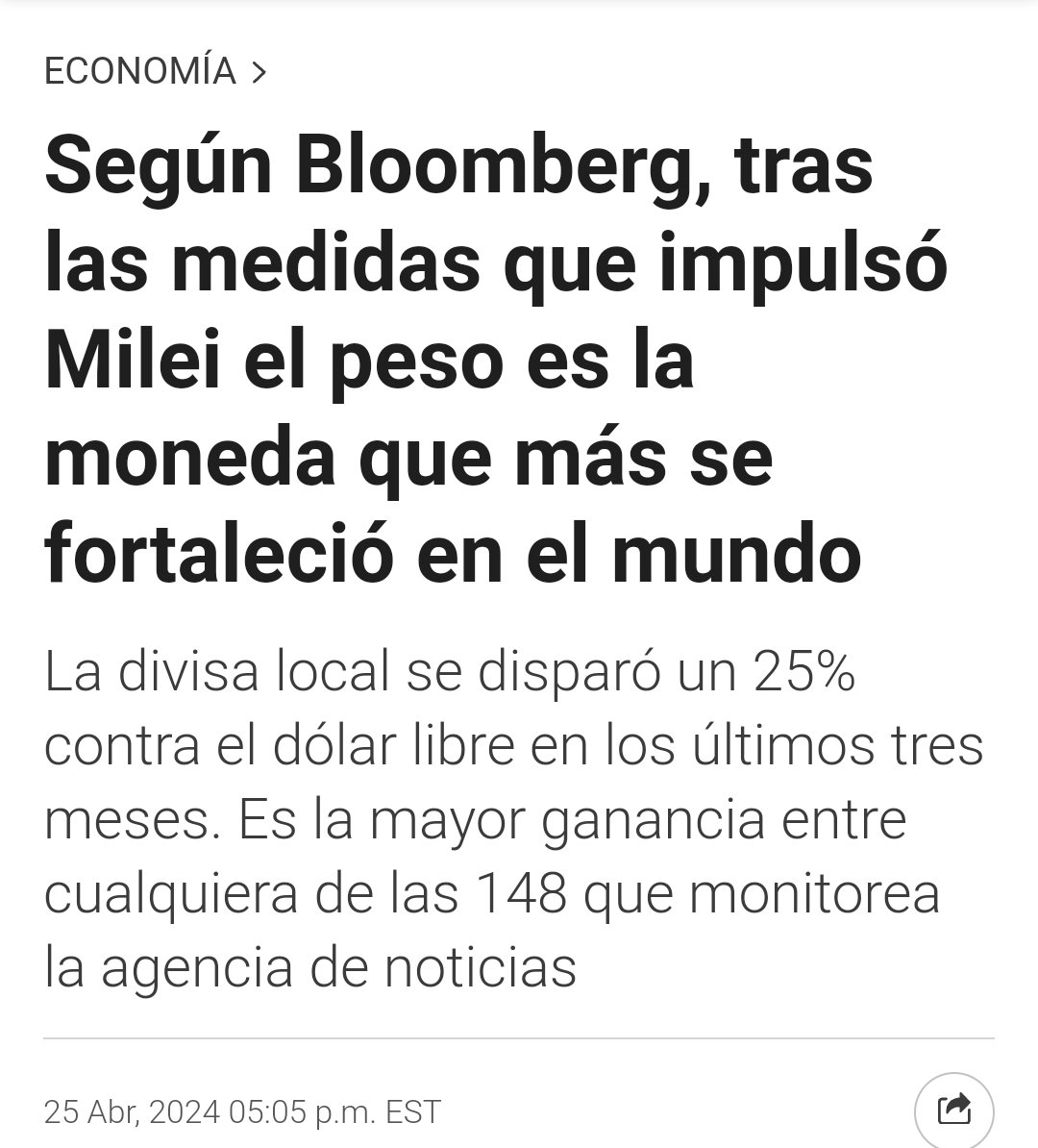 @TheObjective_es Con Milei dando la vuelta a la economia de Argentina en tiempo record, esta dejando en evidencia a la izquierda empobrecedora, mafiosa y cleptomana y no lo aguantan. Le odian profundamente. twitter.com/TheObjective_e…