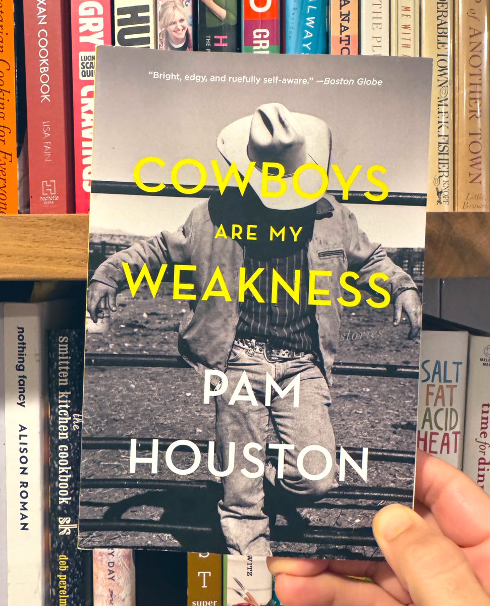 Couldn’t resist buying this @pam_houston collection for my mom while we were shopping at @BookPeople