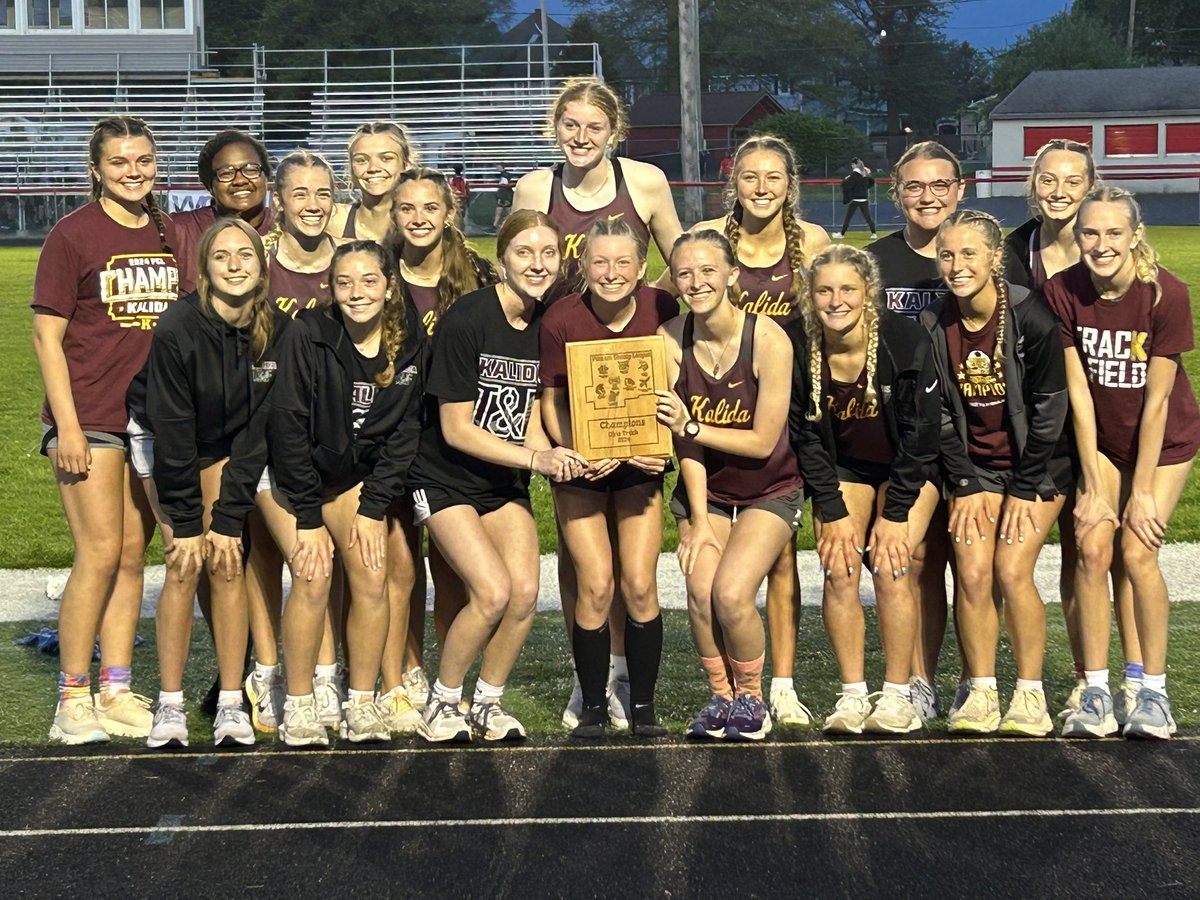 KalidaAD's tweet image. Kalida Girls Track Team is the 2024 PCL Champs!  Great performances all around.  

Boys team finished a strong 3rd on the boys side!  Congrats to all the athletes and coaches!