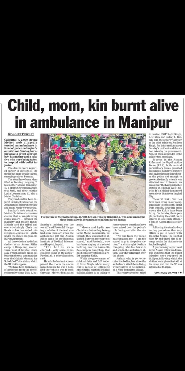 Those women from sekmai who shaved their hair are there one who burnt tonsing hangshing and mother alive  I am wandering this liar to hide their sin one more drama is created

#kukizo
#KukiInpiManipur 
#nbirensingh 
#MeiteiPropagandaExposed 
#Meitei_Extremist 
#ArambaiTenggol