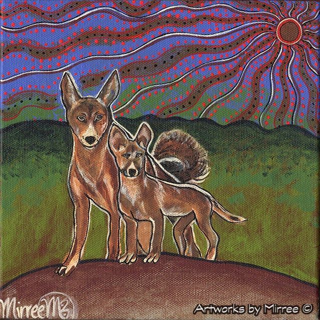LETS HAVE A BEAUTIFUL DAY WITH THESE LOVABLE 2 ❤️ Your making spiritual progress on the path of your dreams & wishes which connects to the deepest and most purest part of your soul, intersecting your purpose in life.TAKE A LOOK -buff.ly/3WLHhZJ #art #dingo #artcollector