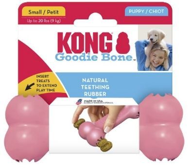 The KONG Puppy Goodie Bone is a specially crafted bone for young dogs, made from natural teething rubber. Enhance the fun by placing treats in the grooves on each end of the bone. 
Anytimewags.com

#dogproducts #dogsofinstagram #dogs #dog #doglovers #dogaccessories #of
