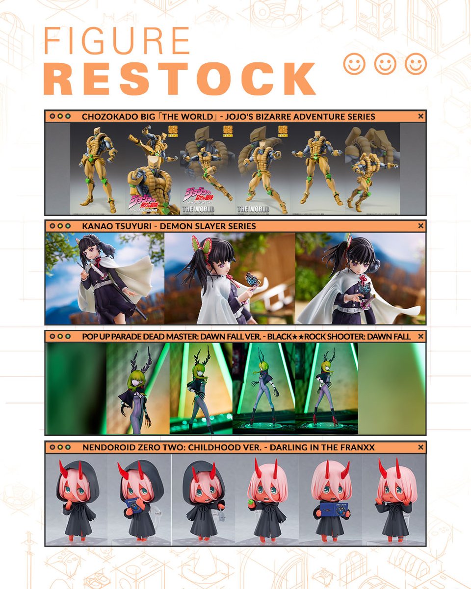 More of your favorites are back in stock! Browse our latest figure restock and shop popular characters from Demon Slayer Series and more. Available now on the GOOD SMILE ONLINE SHOP US! Shop: s.goodsmile.link/hNg #Goodsmile