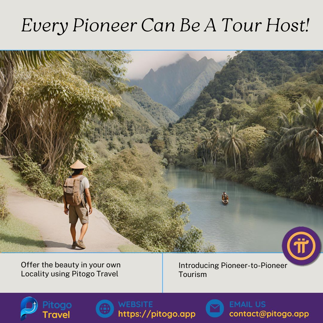 Seize the Opportunity
Imagine crafting an itinerary that unveils your locale's secrets – tranquil hiking trails, quaint cafes, cultural landmarks. With P2P Tourism, you can earn rewards while sharing your passion for exploration.

#PitogoTravel #P2PTourism #TravelRevolution