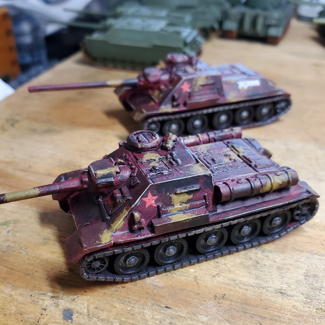 Patrick Hartnett's stunning Soviet tanks are ready to rumble onto the Clash of Steel battlefield in style! 💥 Keep sharing your 'what if' color schemes and designs with us by emailing marketing@gf9.com so we can continue to celebrate the creativity of our wonderful communities.