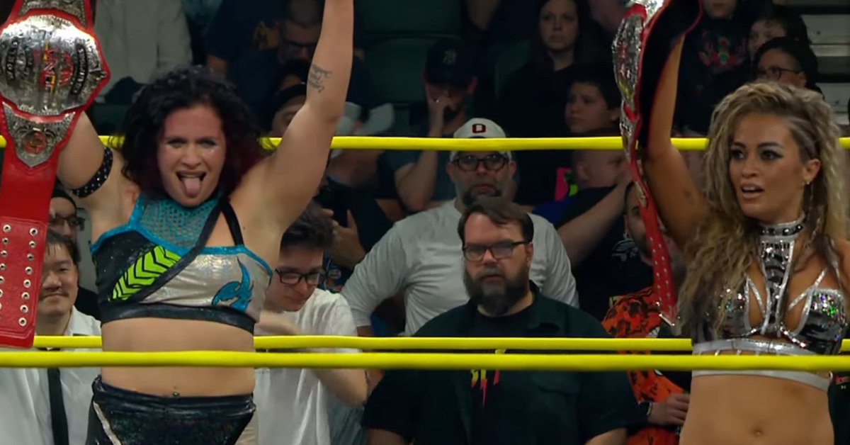Alisha Edwards made her first TNA appearance 2008 and has officially been with TNA since 2017 

Tonight she just won her first title, Congratulations to her 👏 👏 👏 

#TNAUnderSiege