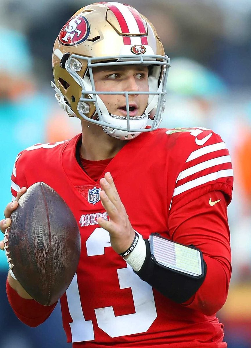 𝐓𝐡𝐢𝐬 𝐢𝐬 𝐈𝐍𝐒𝐀𝐍𝐄🤯: Of all QB’s drafted in the 2022 #NFL draft, the only QB still on the team that drafted him is:

BROCK PURDY #49ers #FTTB 🔥

Nine QB’s were selected & Brock was the last pick 262. “Mr. Irrelevant” outlasted them all & is now a TOP 5 QB in the league!