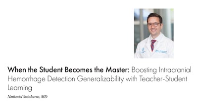 When the Student Becomes the Master: Boosting Intracranial Hemorrhage Detection Generalizability with Teacher-Student Learning doi.org/10.1148/ryai.2… @MSKCancerCenter #NeuroRad #DeepLearning #MachineLearning