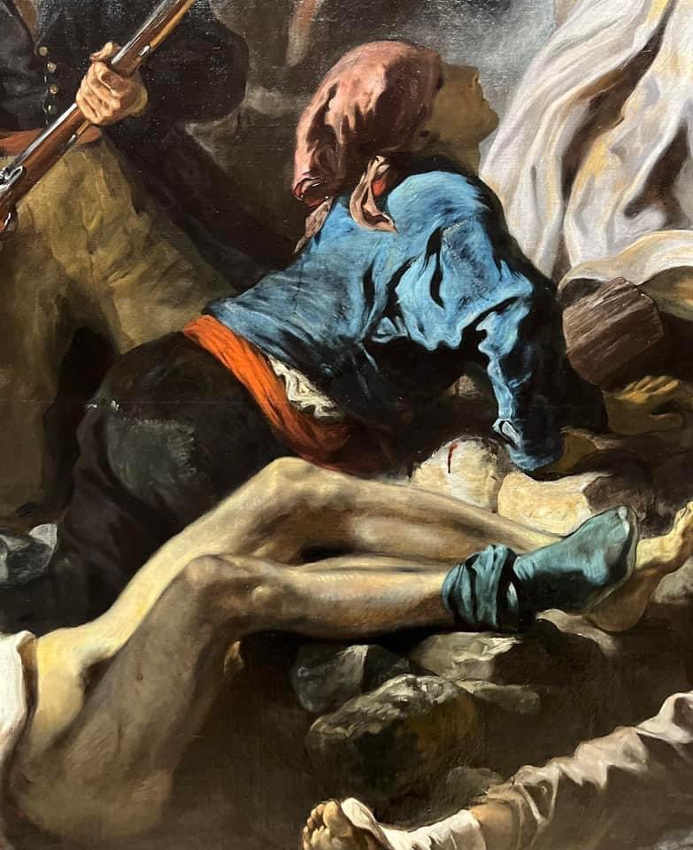 Eugene Delacroix - La libertad guiando al pueblo- Louvre