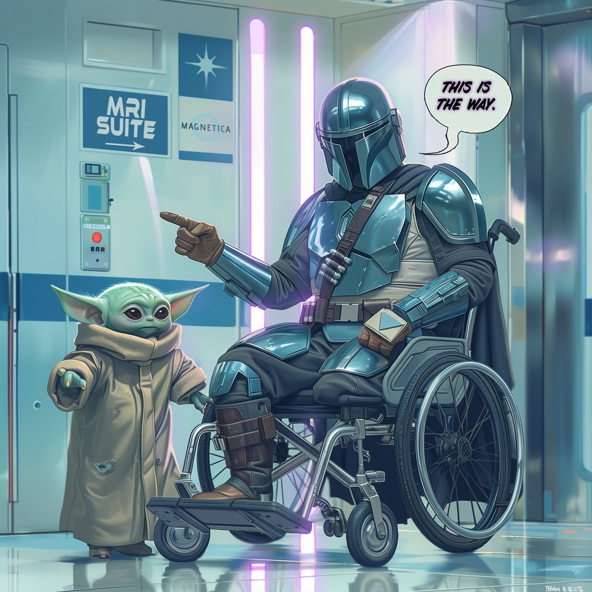 MagneticaAU's tweet photo. Happy Star Wars Day!! Team Magnetica hopes that you always "know the way".
May the 4th be with you!! π½ππ
#starwarsday #grogu #mandalorian #MRImemes #maythe4thbewithyou #mando #ifyouknowyouknow #iykyk #thisistheway #magnetica #reiMAGineMRI #nerdhumor #instamed #radtechhumor https://t.co/WxajaLIpjk
