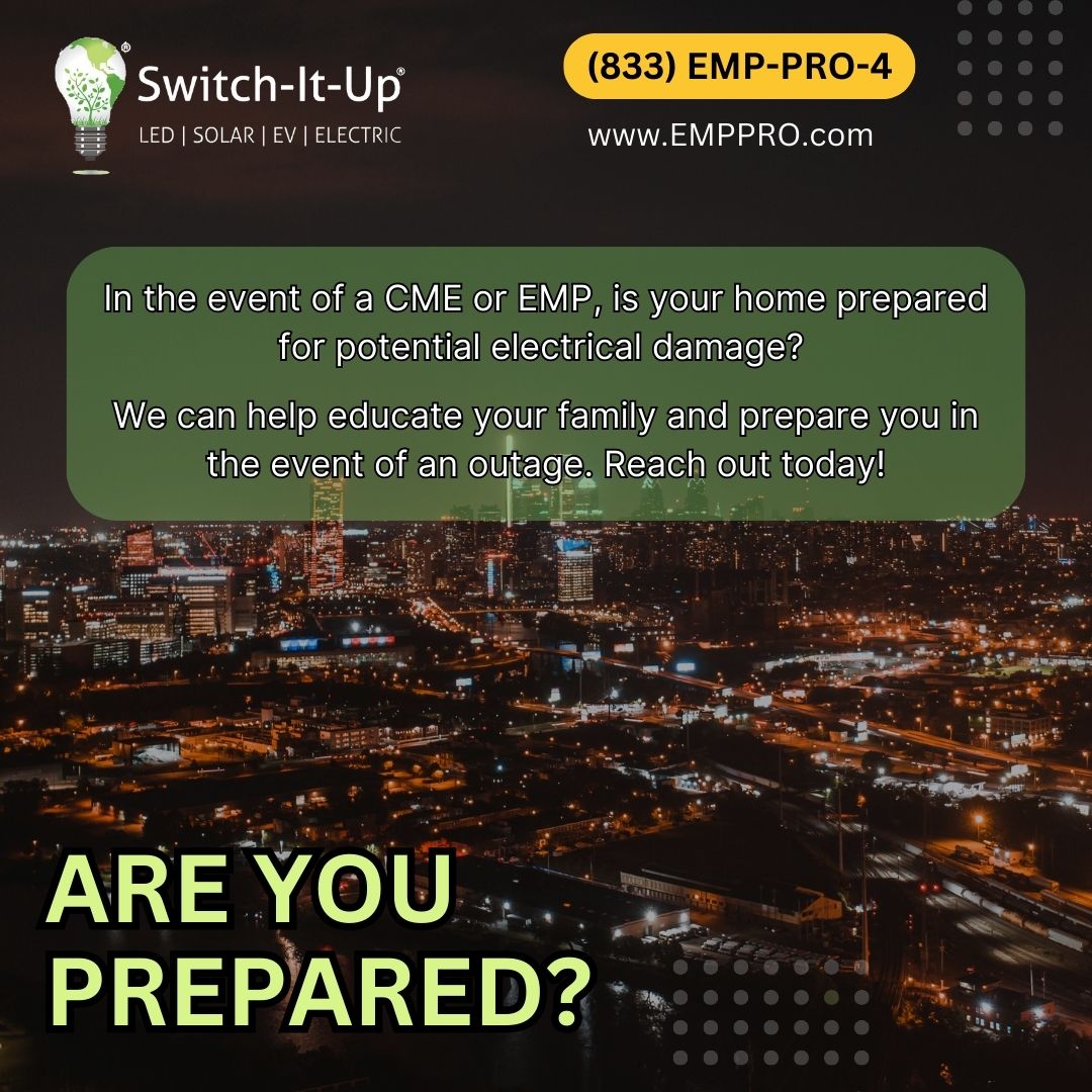 Have you considered preparing your home for potential electrical damage? It's not something many people think to do, but we are here to help! Reach out to us to learn more about how you can prepare!
#switchitupled #ElectricalSafety