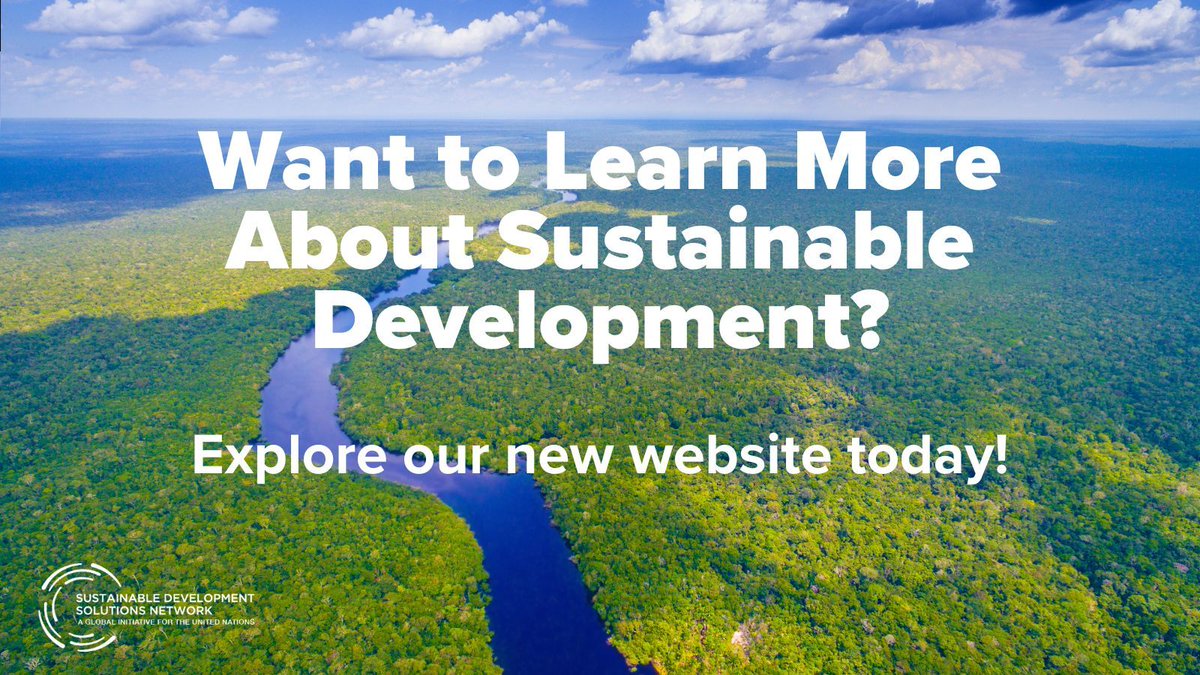 💡Have you explored SDSN’s new website? SDSN’s topic pages now feature relevant @‌SDGAcademy courses for continued learning on the #SDGs. 🌎 Check out the new site ➡️ buff.ly/3tJV5oD