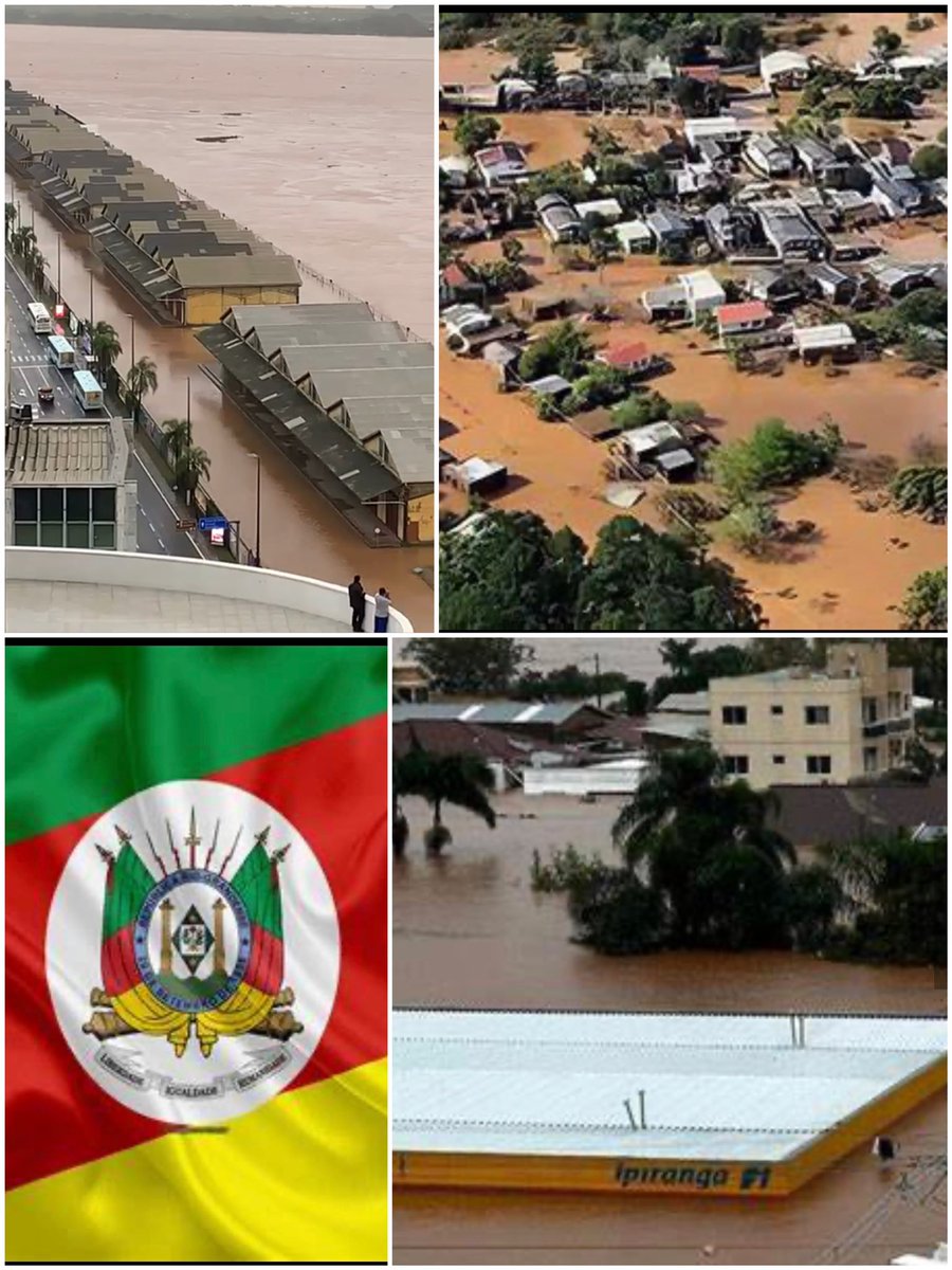Our state Rio Grande do Sul is devastated. The flood has submerged everything. In Porto Alegre and the entire state, we are stranded, no one enters or leaves the city, roads closed, airport closed because it's also flooded. And the rain hasn't stopped for the last 3 days. The…