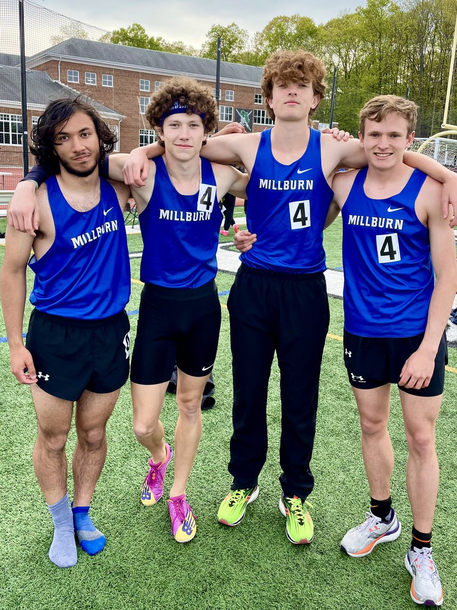 Essex County Relays:
4x100m breaks a 31 year old school record in 44.87!!!
Stiska, Feldman, Kelly, Weinstein
<a href="/MHSmillers/">Millburn Athletics</a> <a href="/njmilesplit/">MileSplit New Jersey</a>