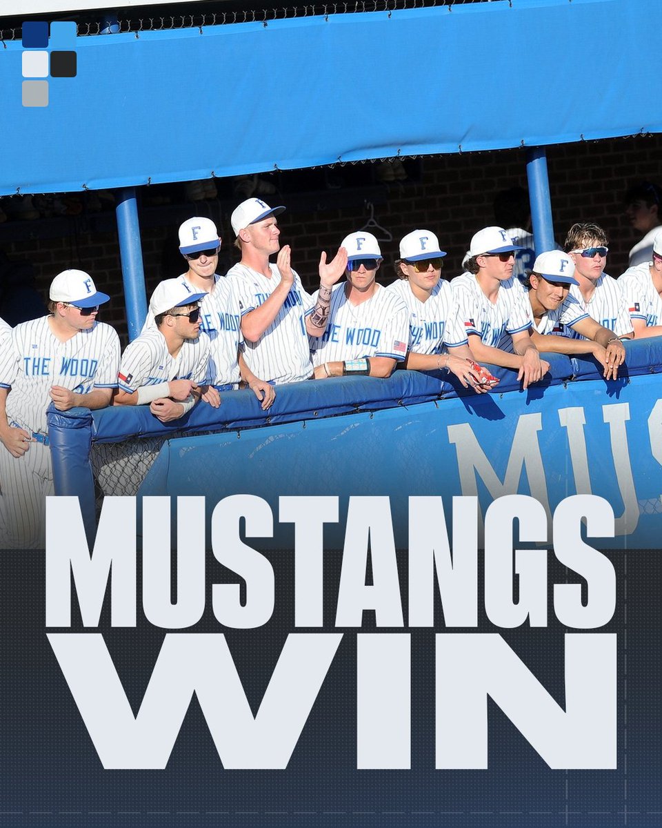 Mustangs take game 1 over Nederland 16-5! #TheWood