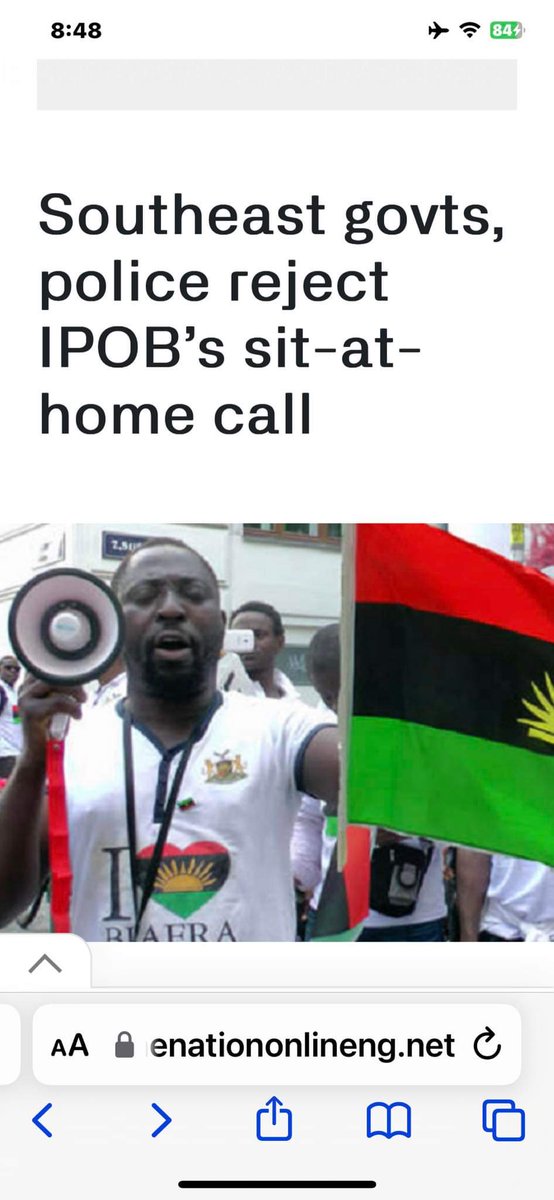 ipob_central's tweet photo. If #Nigeria police dare to challenge #IPOB or try to disrupt #Biafrans  on our #Biafra anniversary come 30th May 2024 , we shall lock down Biafraland bcos of their road extortion on our roads  and the lockdown won’t be lifted until they evacuate from our roads. 
#IPOB
#FreeBiafra https://t.co/LItMwFir2b