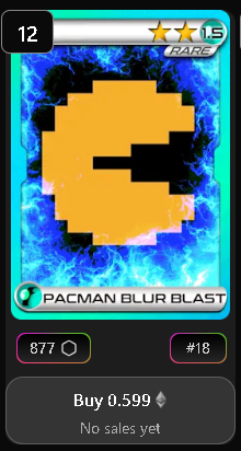 Awsome Pacman Blue BLAST! @pacmoon_