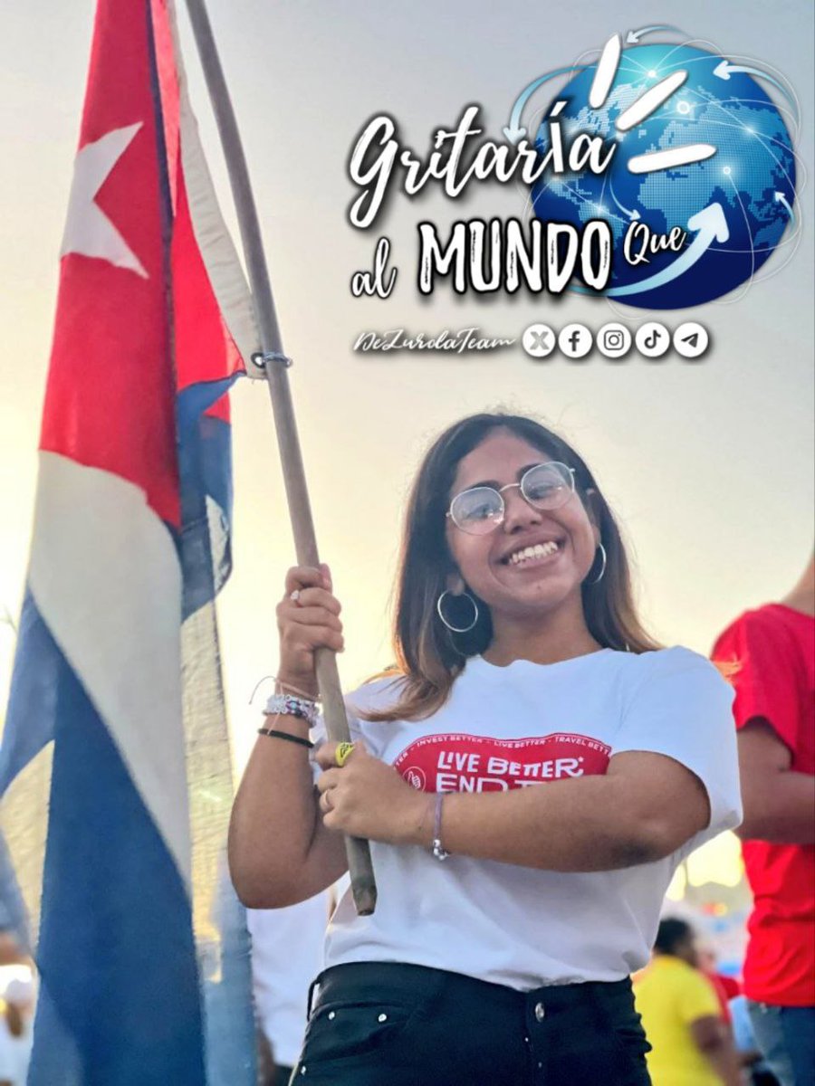 #GritaríaAlMundoQue está bandera, este cielo y está tierra, la defenderé a cualquier precio !!! Orgullosa de ser cubana y tu ?? @pakita_cuba @FrankLPortal @FelizenQba @Ronald1969HT @EVilluendasC @KatrinaDeCuba @Robe_SanBlas @ElbaBallate