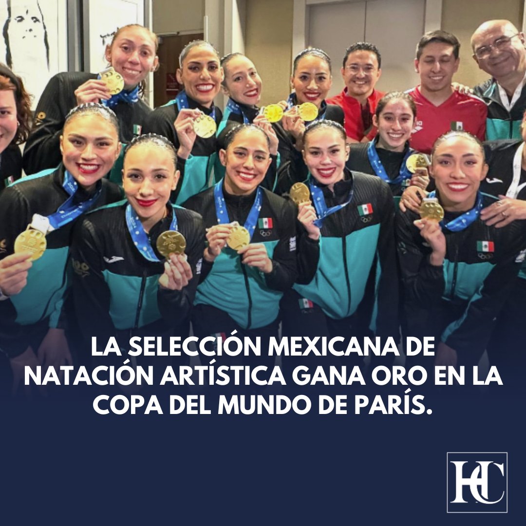 La Selección Mexicana de Natación Artística gana oro en la Copa del Mundo de París.
Nota completa aquí: hablandoclaro.com.mx/la-seleccion-m…
#Natación #copadelmundo #parís