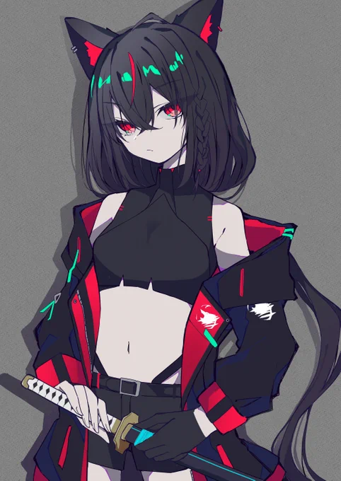 黒上フブキさん #絵フブキ