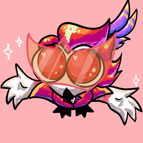 WaffleBox_o7's tweet photo. Vassagoober :) 💖🦜⭐️
#Vassago #Parrotguy #HelluvaBoss #HelluvaBossSeason2 https://t.co/LhR7GId1MJ