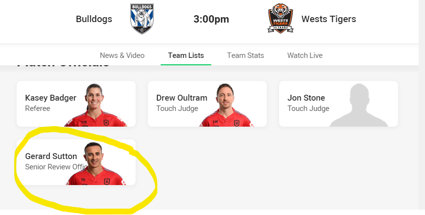 Tigerised's tweet photo. If this m'fkr tries to pull anything today..... 👀
#WhyUs? #Whyalwaysus? #TheHunchedRef #NRLBulldogsTigers https://t.co/PNkYhTcG2r
