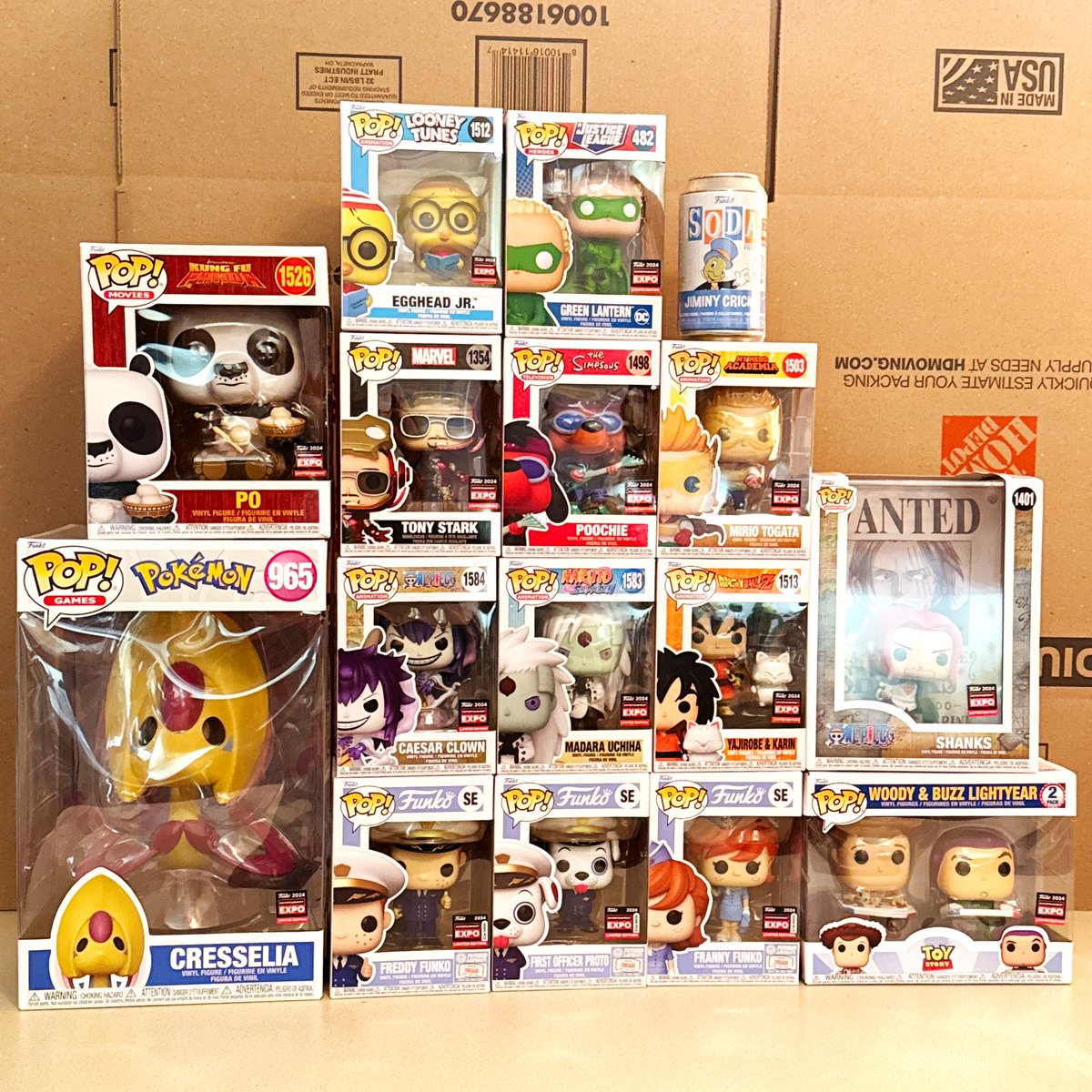 Mail call! Just unboxed the C2E2 Funko bundle! No damage luckily ~ hope your order comes in safely! #C2E2 #FPN #FunkoPOPNews #Funko #POP #POPVinyl #FunkoPOP #FunkoSoda