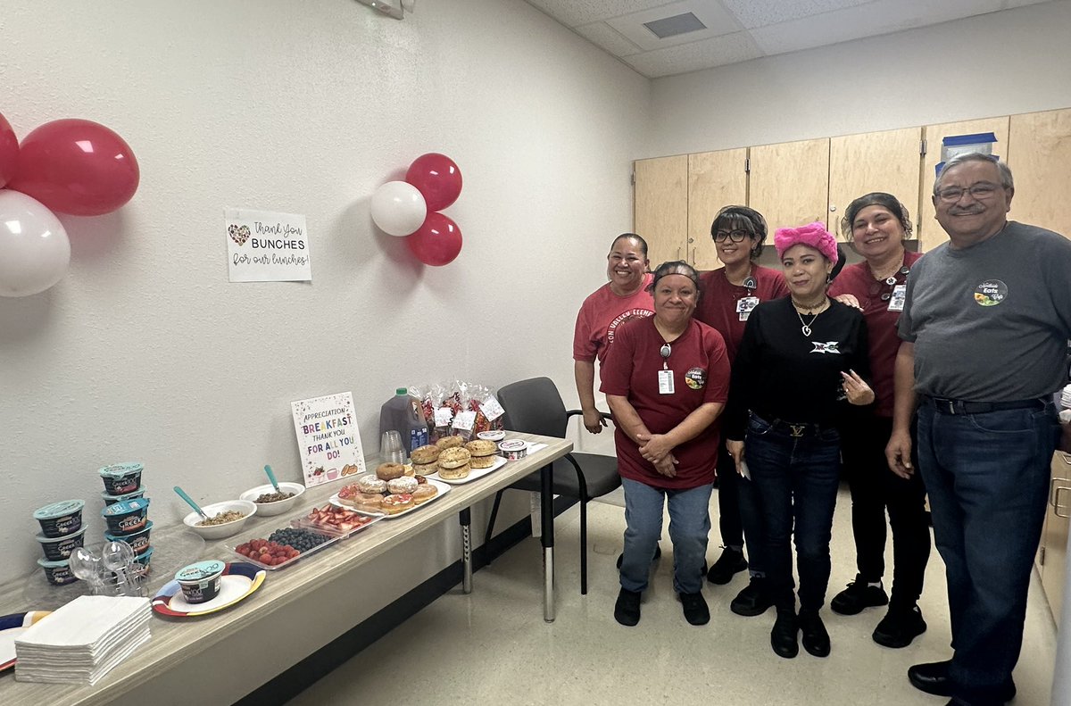 Happy School Lunch Hero Day! We  LOVE our Child Nutrition Staff @NISDLeonValley!  #AppreciationBreakfast