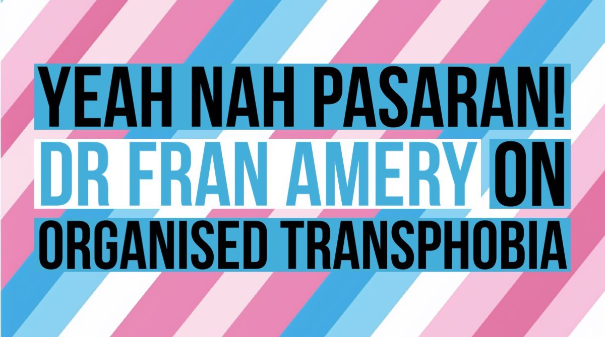The other day on @3CR, @slackbastard & I chatted with @fran_amery about organised transphobia, and a longer version is available to listen to here: 3cr.org.au/yeahnahpasaran… Spotify: open.spotify.com/episode/7l9W7f… Apple: podcasts.apple.com/us/podcast/dr-…