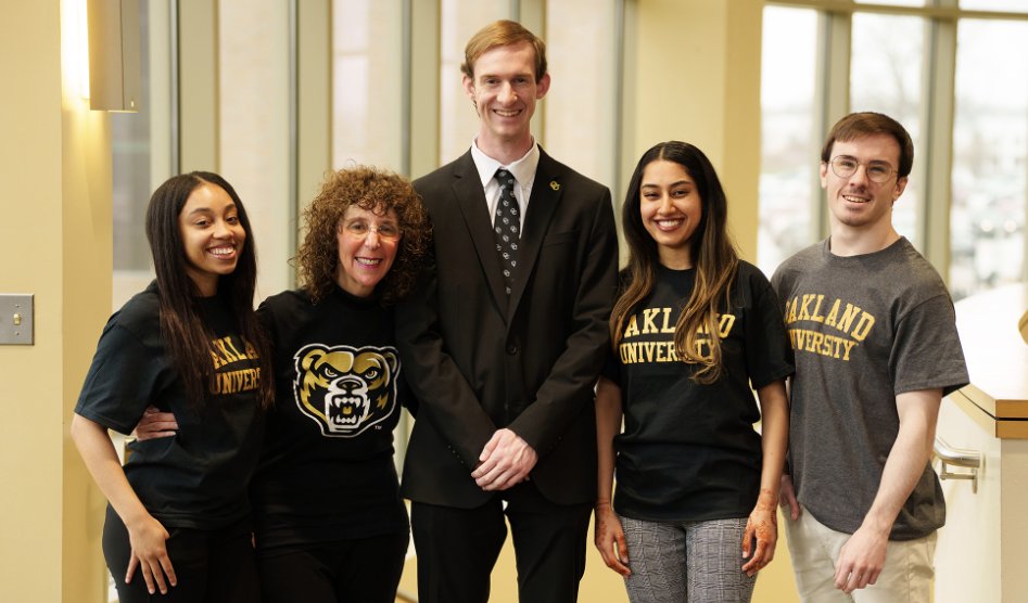 Outstanding student leaders were honored with OU’s most prestigious awards. Congratulations to Kyle Spengler, Destiny Williams, Aisha Zanib, and Justin Tamplin on this outstanding achievement. bit.ly/44cMIG0 #BeGolden #ThisIsOU