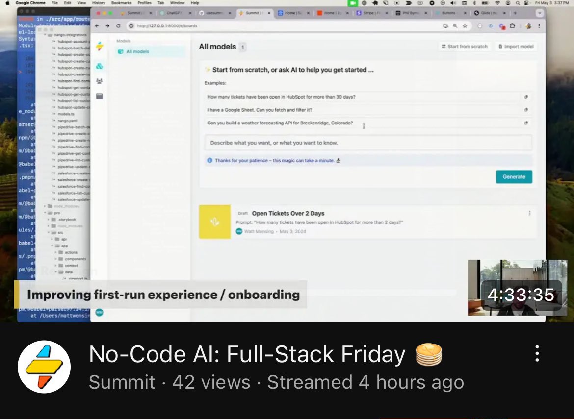 Livestreamed for 4.5 hours today and when I turned it off there were 150 people tuned in. 🤯

I don’t know why but I know I’ll do it again! 🙏