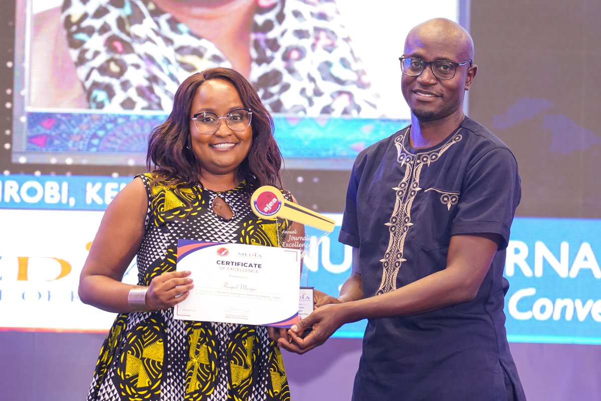 MediaCouncilK's tweet photo. For amplify the voices that matter most the award for Governance Reporting goes to... Radio Category- Janet Nyamu, @_lulufmradio , TV Category- @Sharon_Baranga , George Kinyanjui, @CCTVAfrica,  Print Category- @Karanja_Ibrah, @NationMediaGrp  Digital Category-@raquel_muigai , @AfUncensored.#AJEA2024
