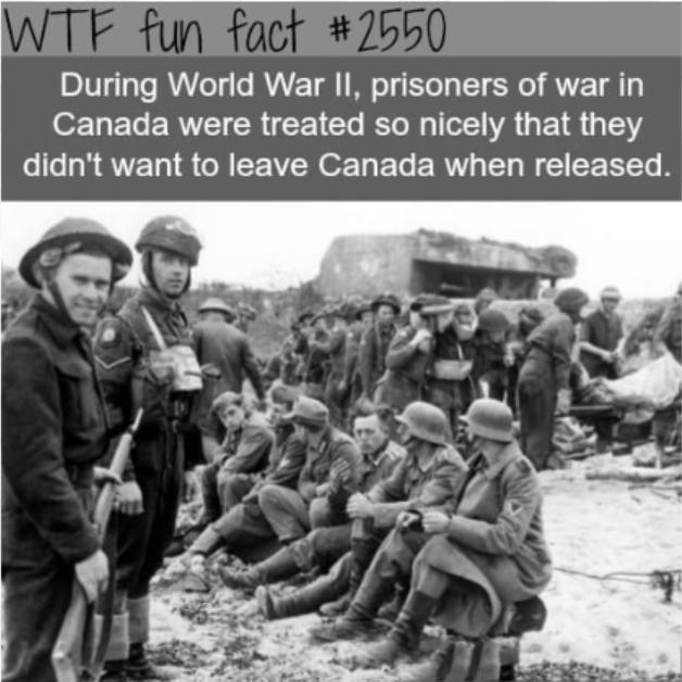 Canadians have always been known to treat fairly and with dignity even their worst enemies. This is just another example 🙂