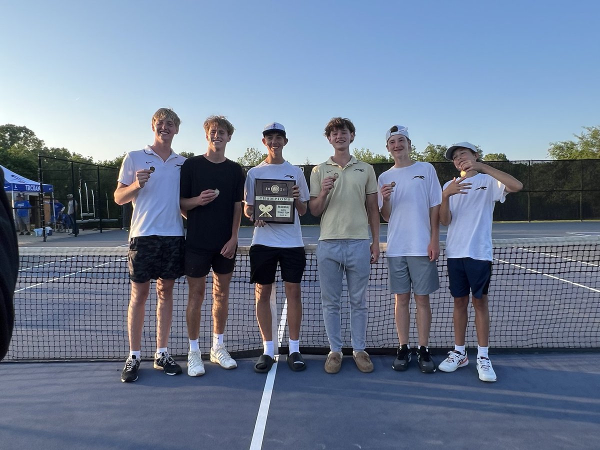Congratulations to these <a href="/Andover_Central/">Andover Central Athletics</a> Jaguars!

Regional 🎾 Tournament
CHAMPIONS! 🏆🏆

Trevor Sagehorn and Isaac Huber - 🥈
Jaxon Post - 4th
Henry Walker and Elias Kachelmeier - 5th

These five also earned the right to compete at the 5A state tournament next weekend!