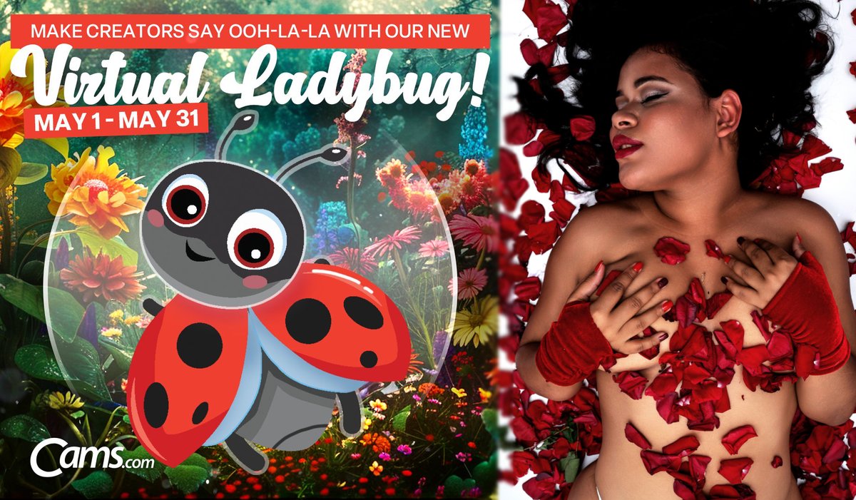 NEW LIMITED EDITION LADYBUG,come spoil me in this my month with this beautiful collectible gift, I love being spoiled every month, especially in my month, I hope many ladybugs for my birthday, kisses guys @camsdotcom @StreamrayCams #Camsdotcom