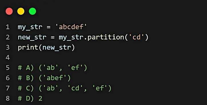 Python Question / Quiz;

What is the output of the following Python code, and why? 🤔🚀 Comment your answers below! 👇

#python #programming #developer #morioh #programmer #coding #coder #webdeveloper #webdevelopment #pythonprogramming #pythonquiz #machinelearning #datascience