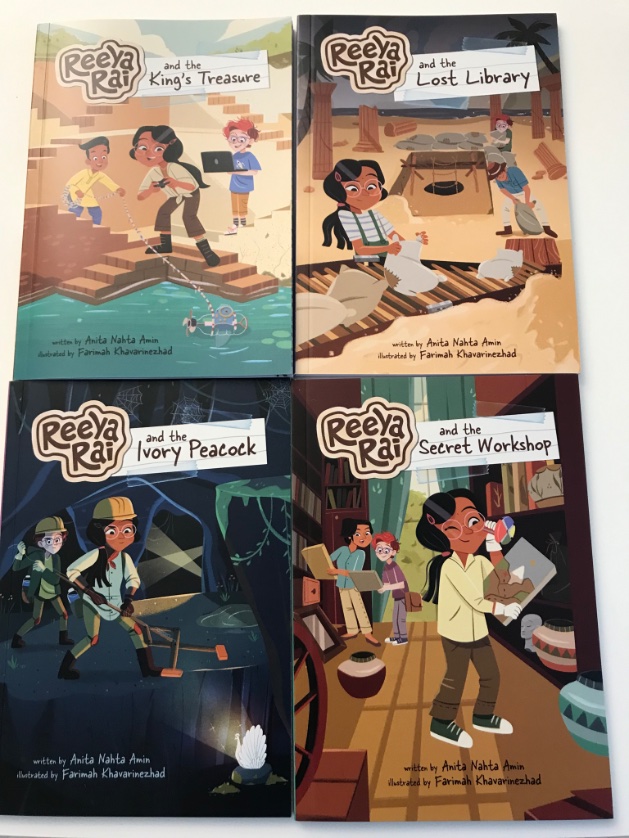For #educators #teachers & school librarians: Happy early #TeacherAppreciationWeek! I’m giving away one paperback set of my new #STEM chapter book series, featuring inventor Reeya Rai. US only. Ends Fri May 10 at 8 pm EST. RT and like to enter. #archaeology #History