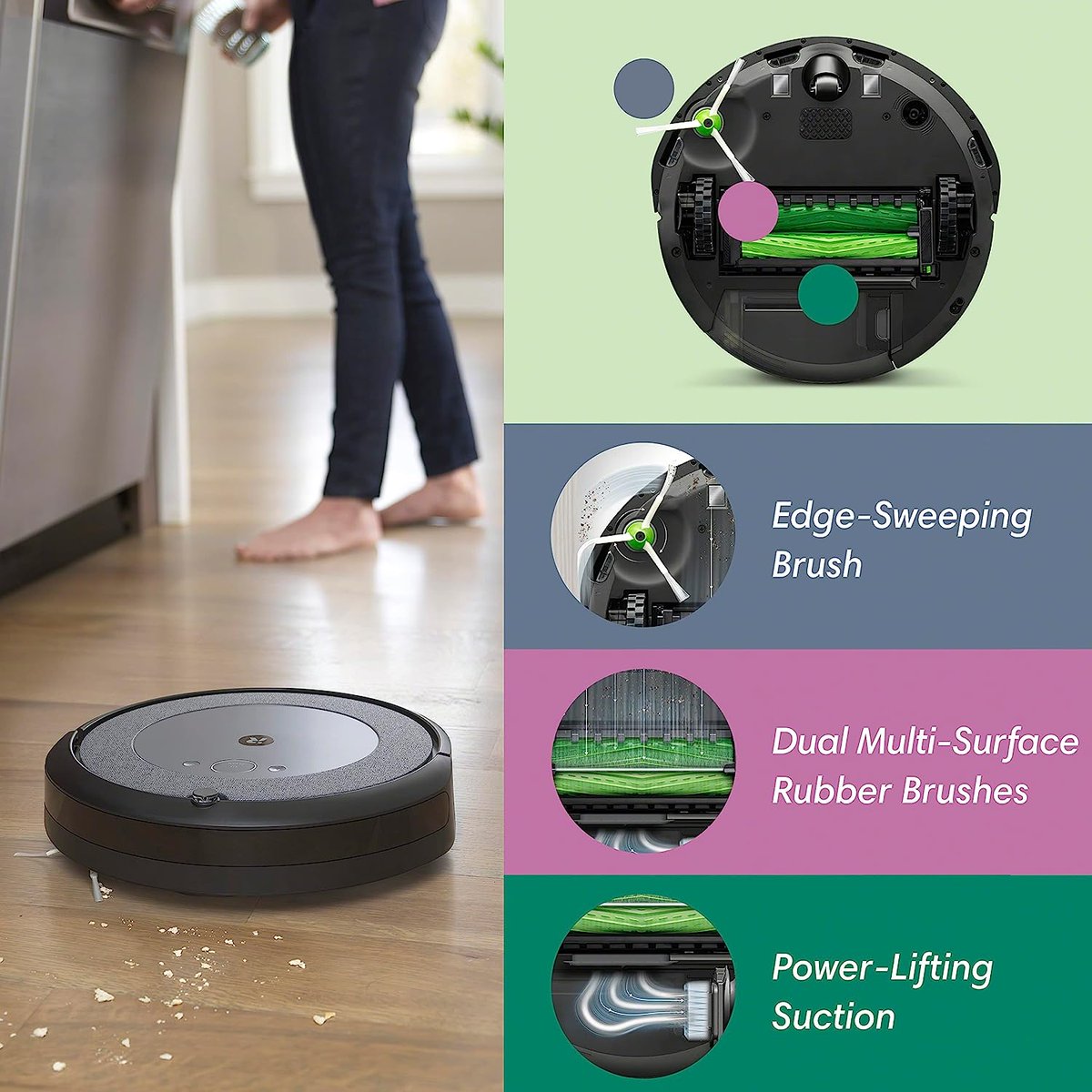 Roomba i4+ EVO SelfEmpty Robot Vacuum $175, reg $649! fkd.sale/?l=https://amz… *open box return w/warranty via Amazon Warehouse- NOT used Ergonomic Office Chair for $64.99, was $170! --Use Promo Code 5015DBLQ fkd.sale/?l=https://amz…