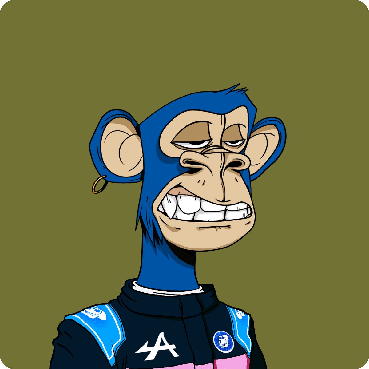 RFDZI's tweet image. Just dressed my Ape to support @AlpineF1Team during the Miami Grand Prix! Powered by @ApeCoin 🏁